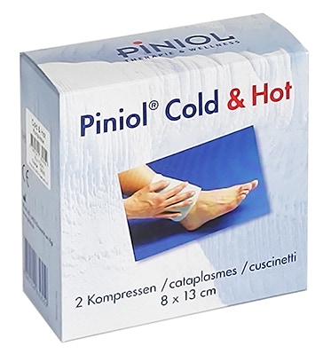 Unser Material ist mit Piniol cod & Hot  Latex freie kompressen auf dem neusten Wissensstand