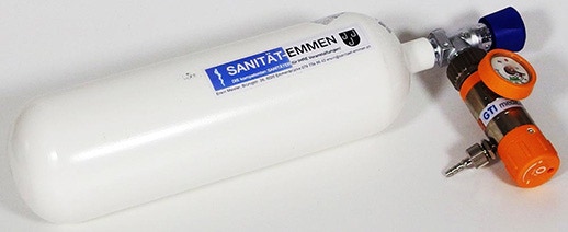 Sauerstoffmodul 2 Liter mit Maske oder Nasenbrille